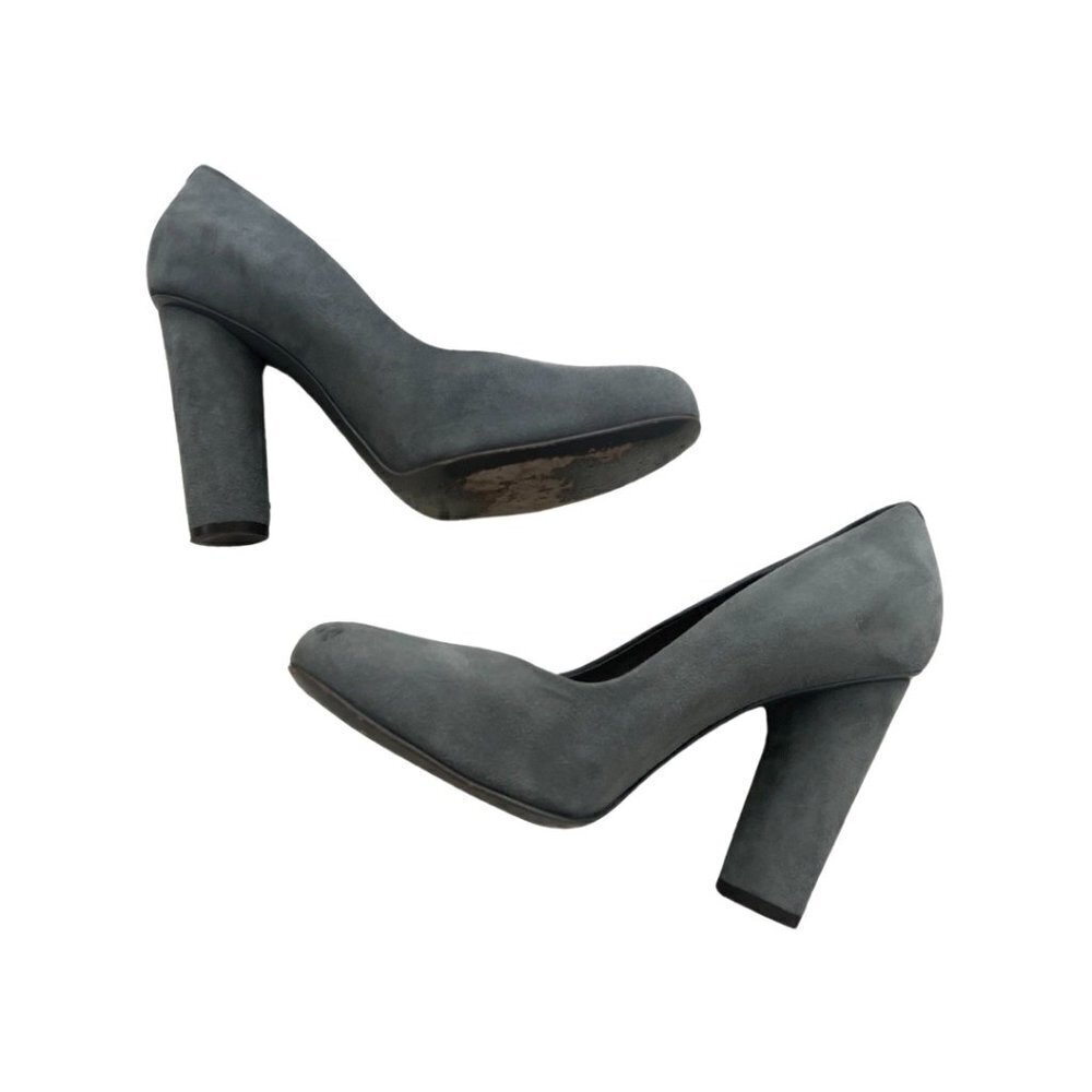 Dolce & Gabbana gray suede classic pumps size 37.5 - Picture 3 of 7